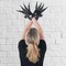 Faux Leather Claw Gloves - Black Lizard Skin Scary Leather Hand Glove Animal Claws for Women and Kids